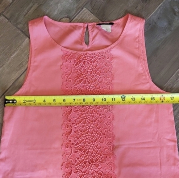 J. Crew XS/S Coral Pink Sleeveless Casual Cotton Lined Dress - Picture 4 of 9